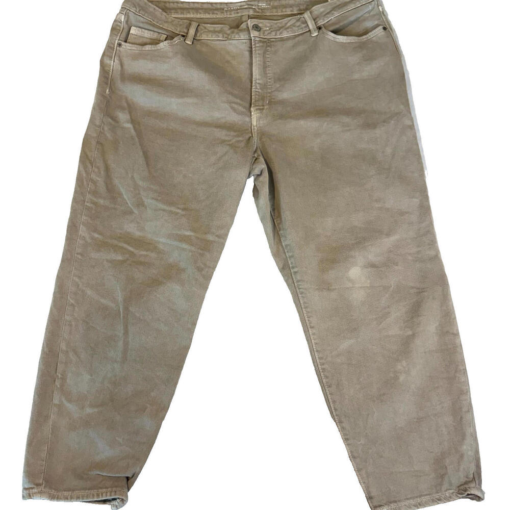 Old Navy OG Straight High-Rise Gray Jeans Women's 20 Secret-Smooth Pockets